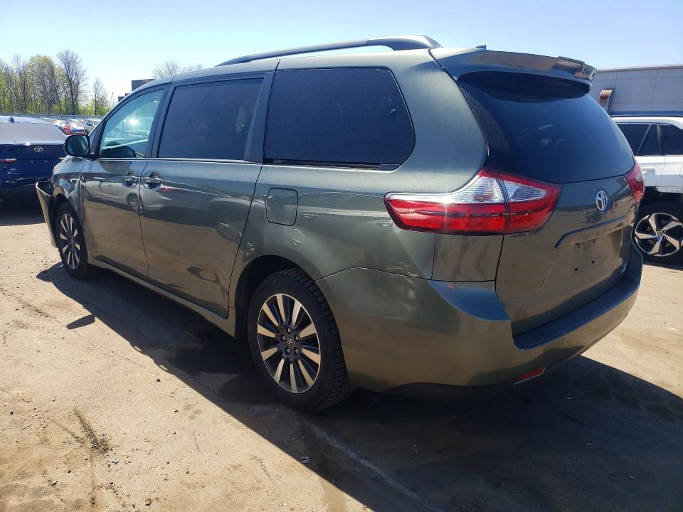 2018 Toyota Sienna VIN 5TDJZ3DC1JS193256 COPART salvage auction — FRONT END, Id - Salvage Certificate Of Title, sold $4,150 on 2026-07-02 (photo 2)