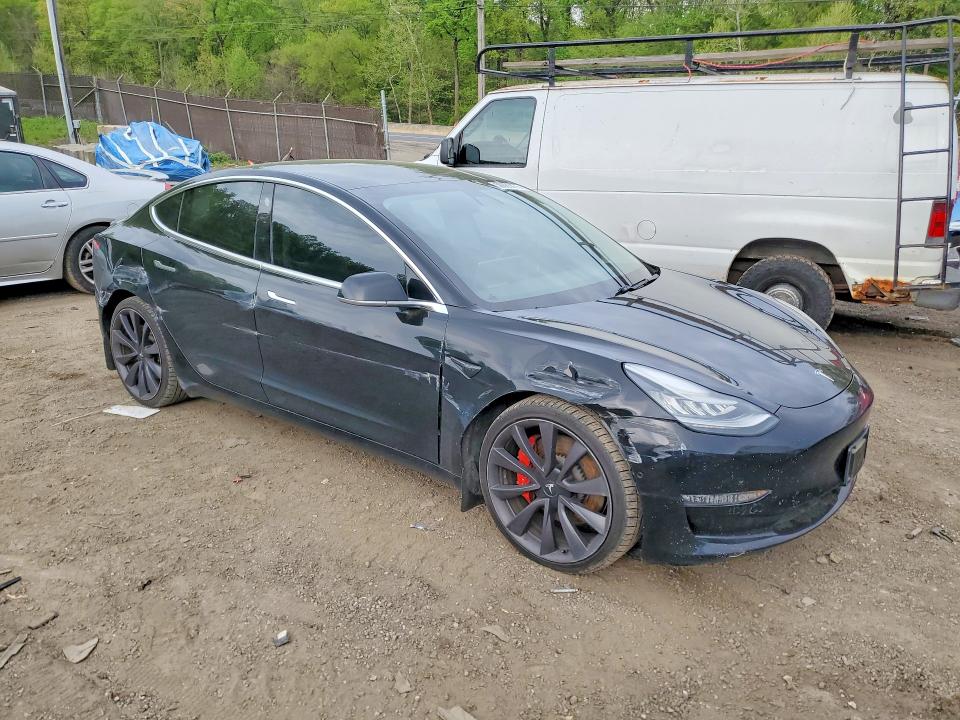 2020 Tesla Model 3 VIN 5YJ3E1EC6LF741900 COPART salvage auction — FRONT END, Md - Cert Of Salvage > 75% Damage, sold $125 on 2026-07-28 (photo 4)