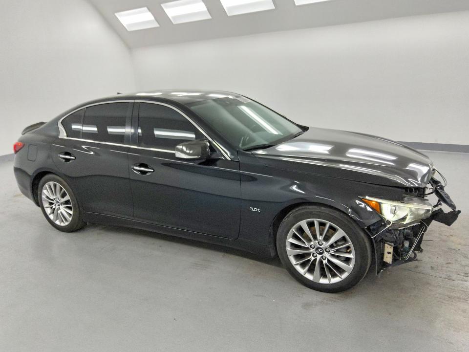 2019 Infiniti Q50 VIN JN1EV7APXKM517235 COPART salvage auction — FRONT END, Ca - Certificate Of Title, sold $1,650 on 2026-07-28 (photo 4)