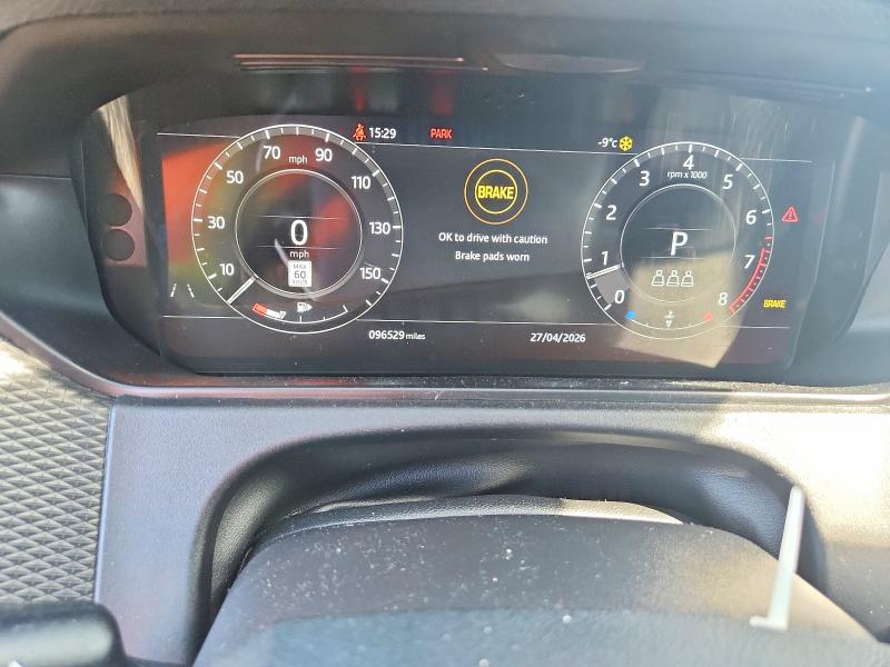 2019 Land rover RANGE ROVER VIN SALYL2EX2KA210732 COPART salvage auction — NORMAL WEAR, CA - SALVAGE CERTIFICATE, sold $10,300 on 2026-07-27 (photo 9)
