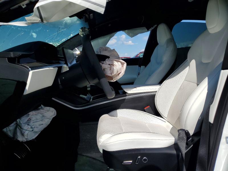 2022 Tesla Model x VIN 7SAXCBE60NF355101 COPART salvage auction — FRONT END, Fl - Cert Of Title Slvg Rebuildable, sold $10,500 on 2026-07-24 (photo 7)