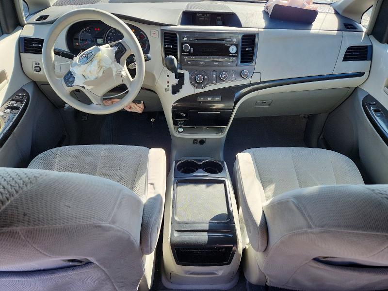 2011 Toyota Sienna VIN 5TDKK3DC0BS091943 COPART salvage auction — FRONT END, Ut - Salvage Certificate, sold $850 on 2026-07-24 (photo 8)