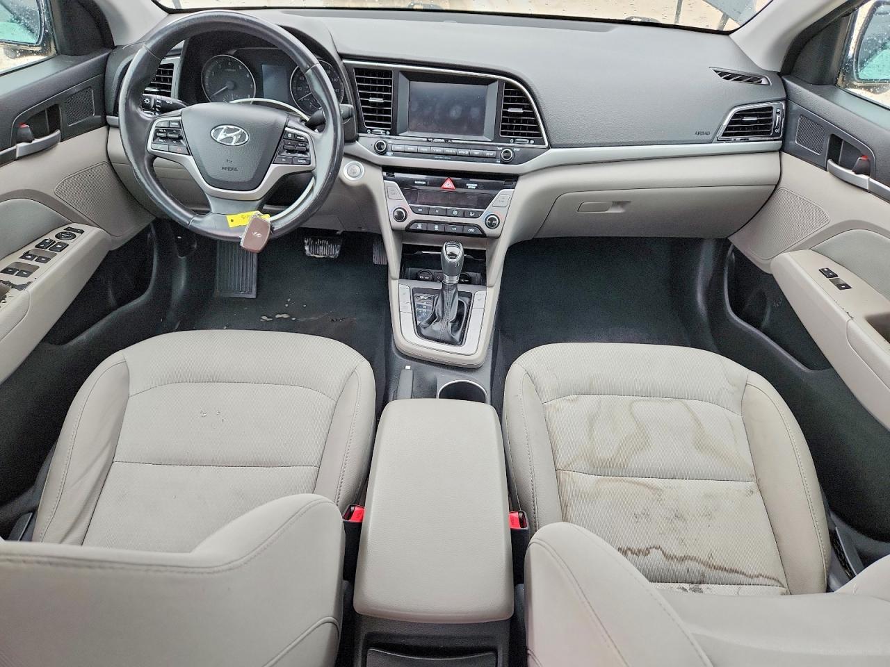2018 Hyundai Elantra VIN 5NPD84LF1JH271249 COPART salvage auction — Mechanical, TX - BONDED TITLE - CLEAN, sold $12,600 on 2022-06-01 (photo 8)