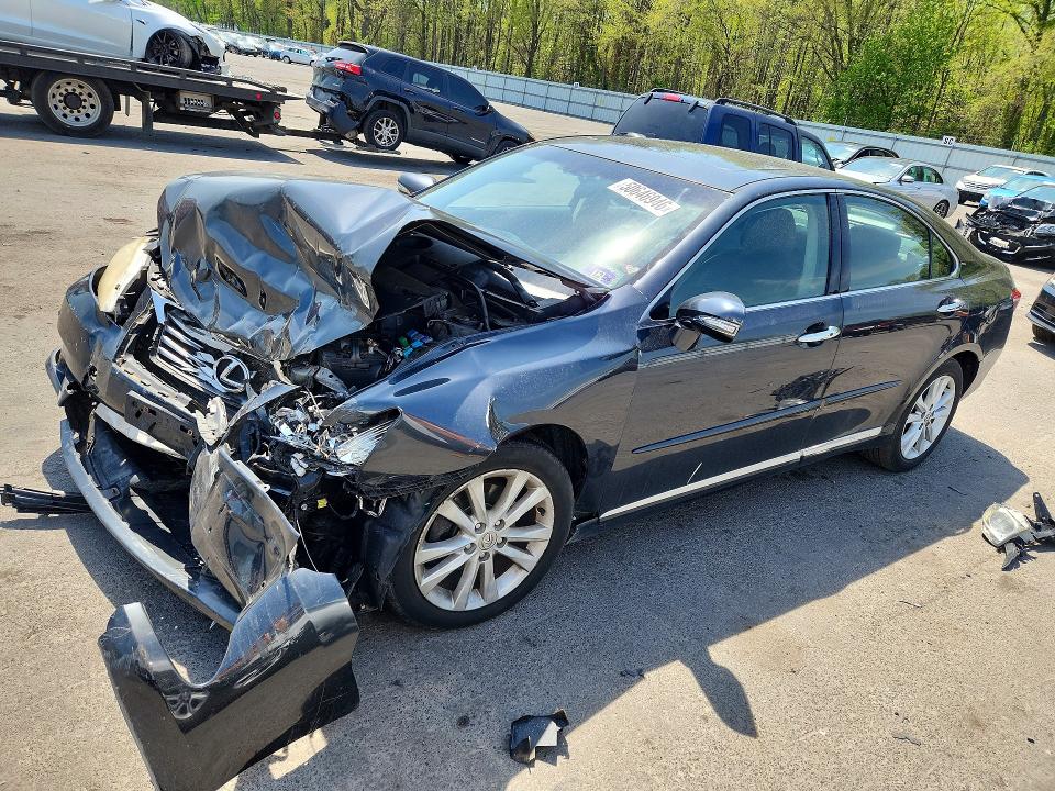 2011 Lexus ES VIN JTHBK1EGXB2418909 COPART salvage auction — FRONT END, Nj - Cert Of Title-Salvage, sold $975 on 2026-07-21 (photo 1)