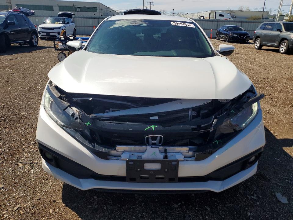 2020 Honda Civic VIN 19XFC2F8XLE029947 COPART salvage auction — FRONT END, Il - Salvage Certificate, sold $7,300 on 2026-07-29 (photo 5)