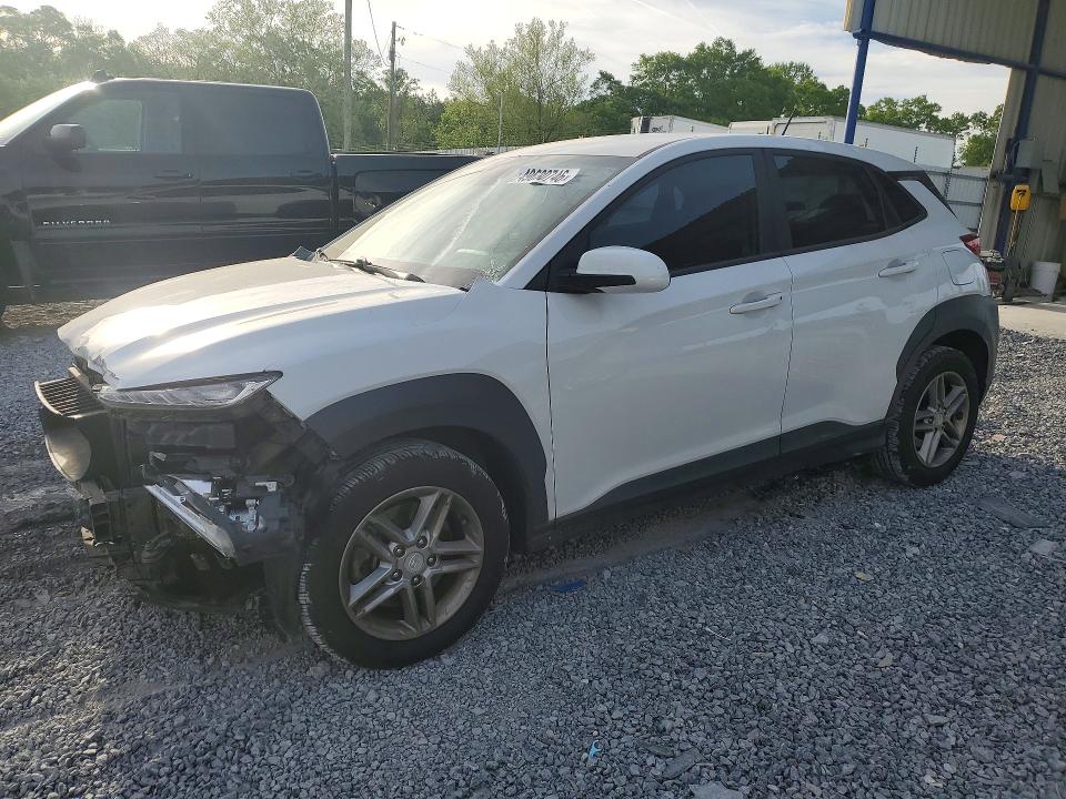 2020 Hyundai Kona VIN KM8K1CAA2LU487189 COPART salvage auction — FRONT END, Wv - Salvage Certificate, sold $250 on 2026-07-23 (photo 1)