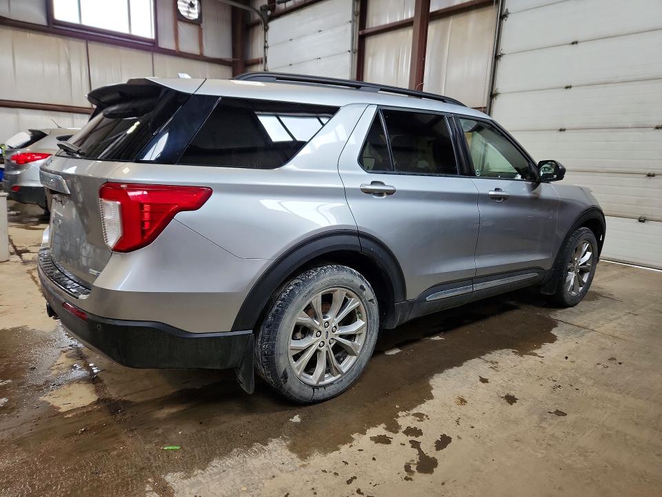 2020 Ford Explorer VIN 1FMSK8DH2LGB69347 COPART salvage auction — FRONT END, Ab - Bos - Salvage, sold $9,200 on 2026-07-09 (photo 3)
