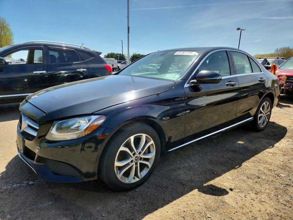 2018 Mercedes-benz C class VIN 55SWF4KB4JU271269 COPART salvage auction — FRONT END, Wv - Certificate Of Title, sold $7,000 on 2026-07-27 (photo 1)