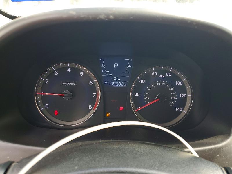 2013 Hyundai Accent VIN KMHCT5AE3DU138721 COPART salvage auction — FRONT END, TX - CERTIFICATE OF TITLE, sold $850 on 2026-07-28 (photo 9)