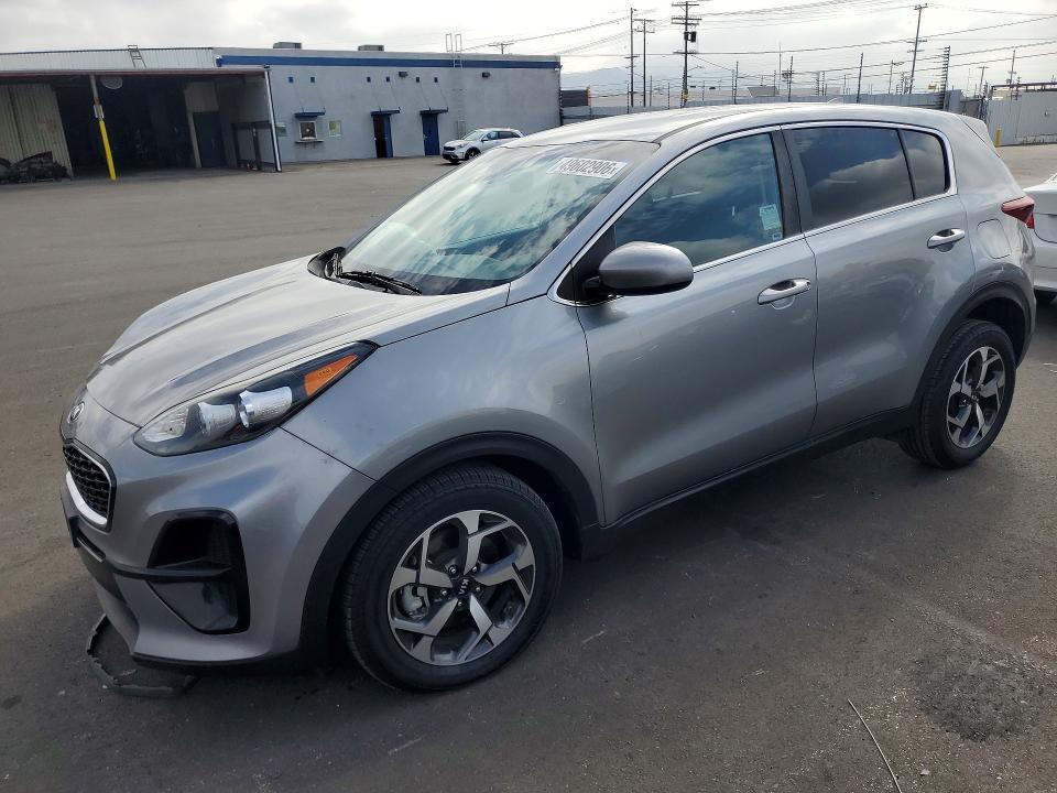 2021 Kia Sportage VIN KNDPM3AC2M7896005 COPART salvage auction — FRONT END, Ca - Salvage Certificate, sold $3,900 on 2026-07-09 (photo 1)