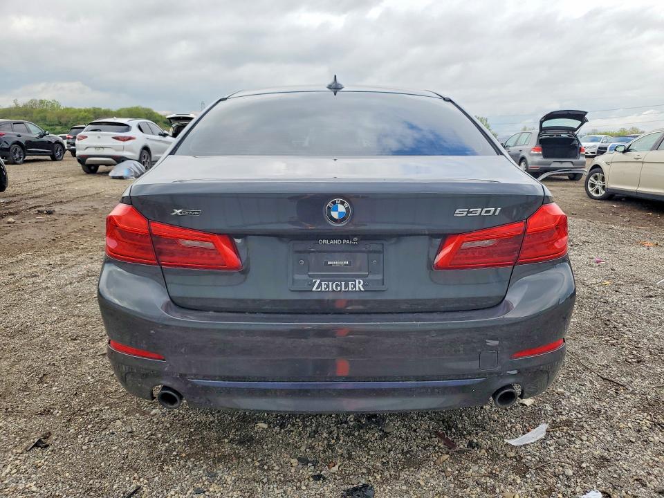 2020 BMW 5er VIN WBAJR7C00LCD77901 COPART salvage auction — HAIL, Il - Salvage Certificate, sold $11,700 on 2026-07-29 (photo 6)