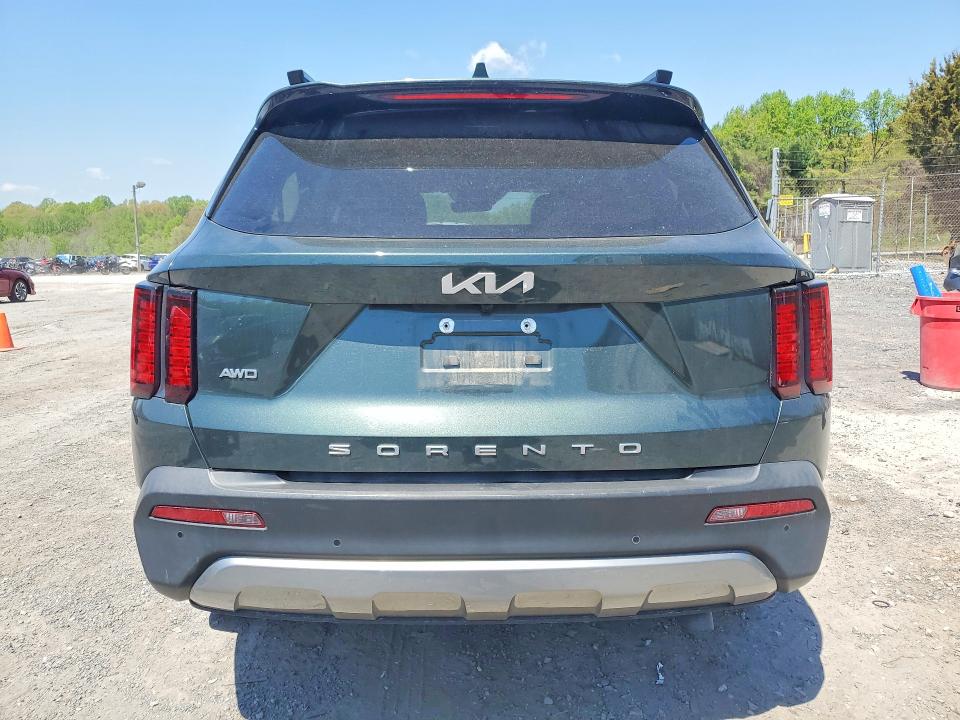 2022 Kia Sorento VIN 5XYRHDLF4NG086048 COPART salvage auction — FRONT END, Pa - Cert Of Title, sold $6,000 on 2026-07-23 (photo 6)