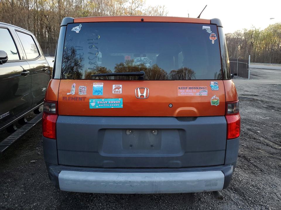 2004 Honda Element VIN 5J6YH28624L010379 COPART salvage auction — SIDE, Md - Cert Of Salvage > 75% Damage, sold $1,500 on 2026-07-09 (photo 6)