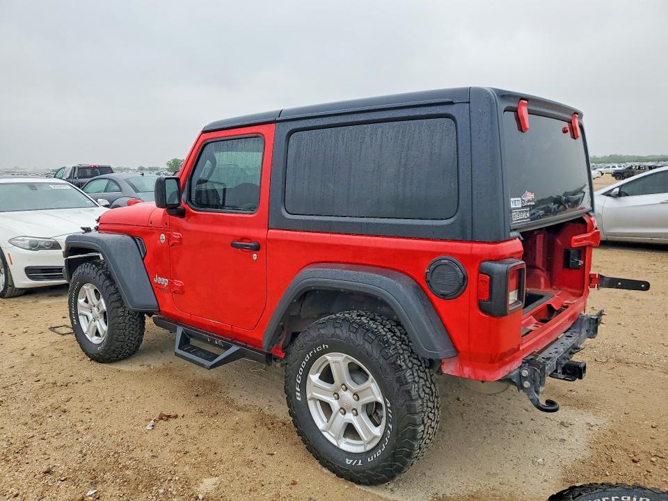 2019 Jeep Wrangler / VIN 1C4GJXAG7KW646152 COPART salvage auction — REAR END, Tx - Salvage Vehicle Title, sold $8,800 on 2026-07-09 (photo 2)