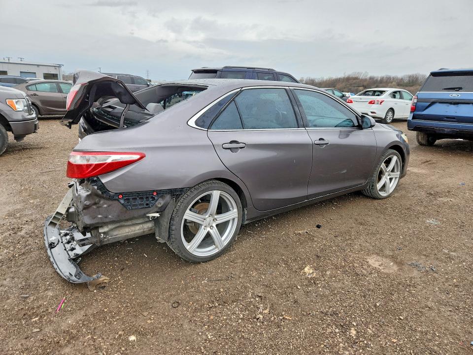 2016 Toyota Camry VIN 4T4BF1FK8GR582343 COPART salvage auction — REAR END, Il - Salvage Certificate, sold $1,600 on 2026-07-09 (photo 3)