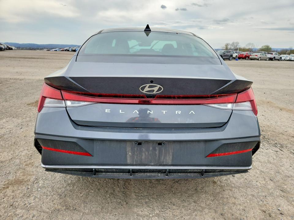 2024 Hyundai Elantra VIN KMHLM4DG9RU682054 COPART salvage auction — FRONT END, Pa - Certificate Of Salvage, sold $4,350 on 2026-07-07 (photo 6)