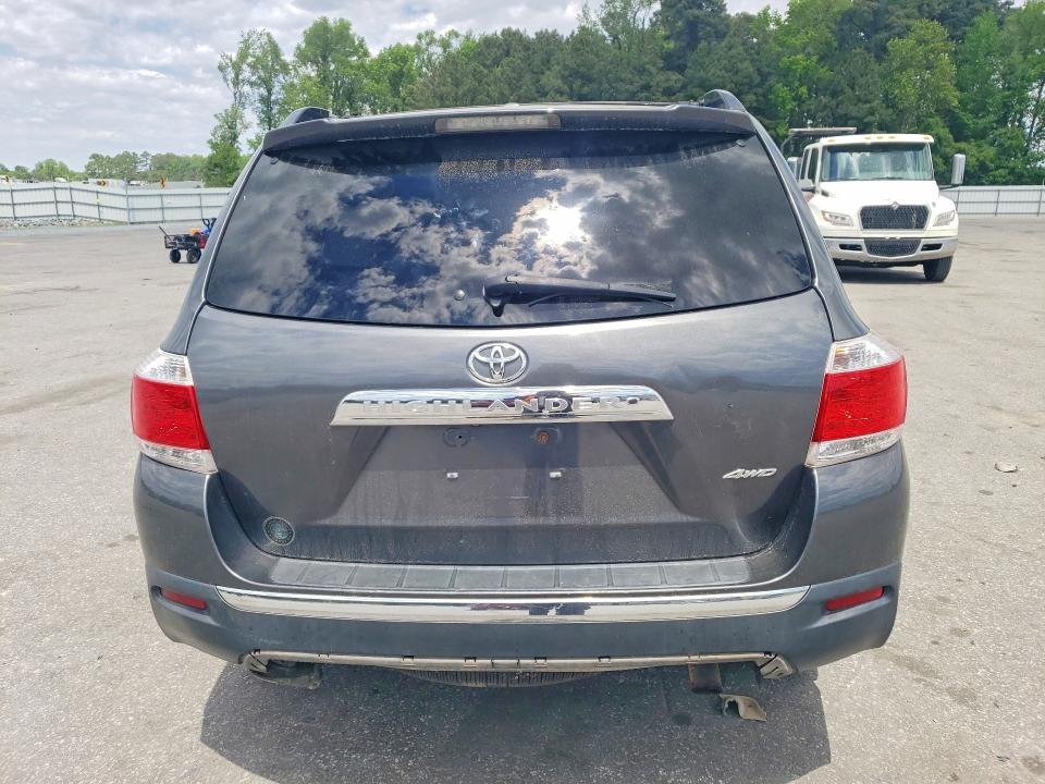 2011 Toyota Highlander VIN 5TDDK3EH0BS069038 COPART salvage auction — FRONT END, Nc - Salvage Certificate Of Title, sold $275 on 2026-07-21 (photo 6)