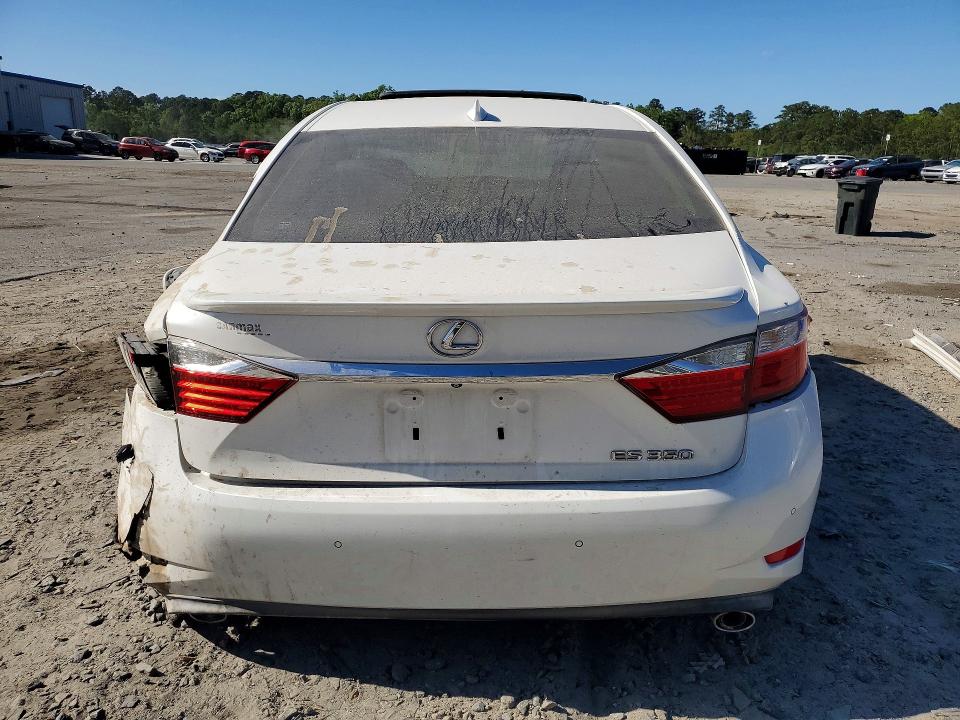 2015 Lexus ES VIN JTHBK1GG8F2201927 COPART salvage auction — REAR END, OH - CERT OF TITLE-SALVAGE, sold $1,450 on 2026-07-30 (photo 6)