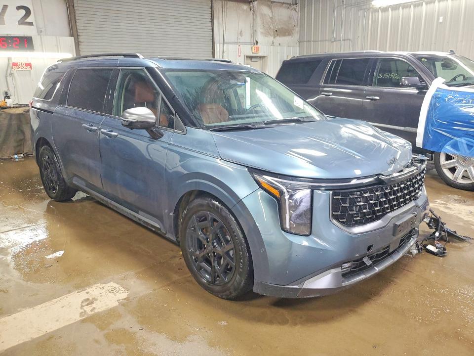 2025 Kia Carnival VIN KNDNE5K37S6492568 COPART salvage auction — FRONT END, Il - Salvage Certificate, sold $18,900 on 2026-07-09 (photo 4)