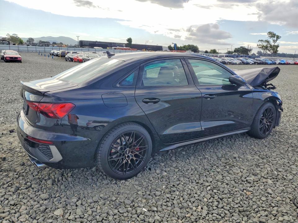2023 Audi S3 VIN WAUH3DGY0PA044014 COPART salvage auction — FRONT END, Ca - Salvage Certificate, sold $6,400 on 2026-07-02 (photo 3)