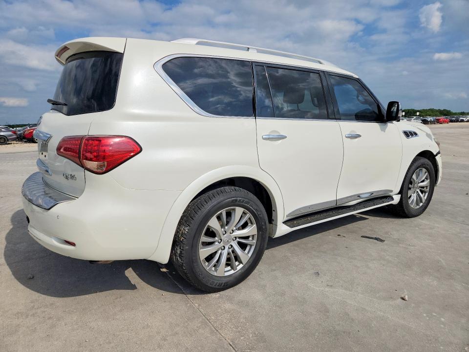 2016 Infiniti Qx80 VIN JN8AZ2ND2G9800116 COPART salvage auction — FRONT END, Tx - Certificate Of Title, sold $3,100 on 2026-07-07 (photo 3)