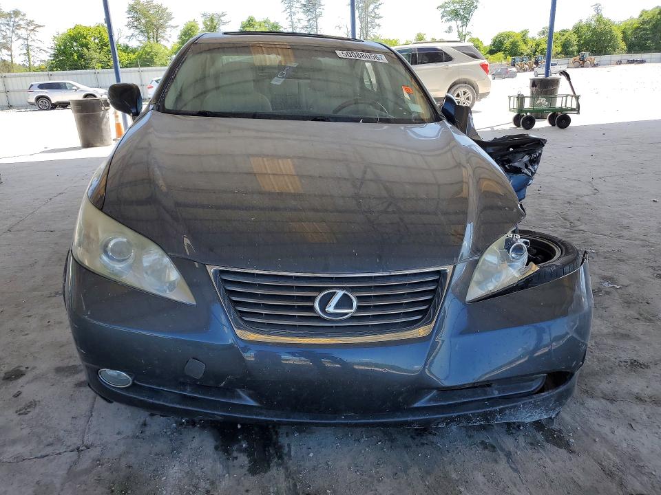 2007 Lexus ES VIN JTHBJ46G972052354 COPART salvage auction — ROLLOVER, GA - CERT OF TITLE-SALVAGE, sold $250 on 2026-07-23 (photo 5)