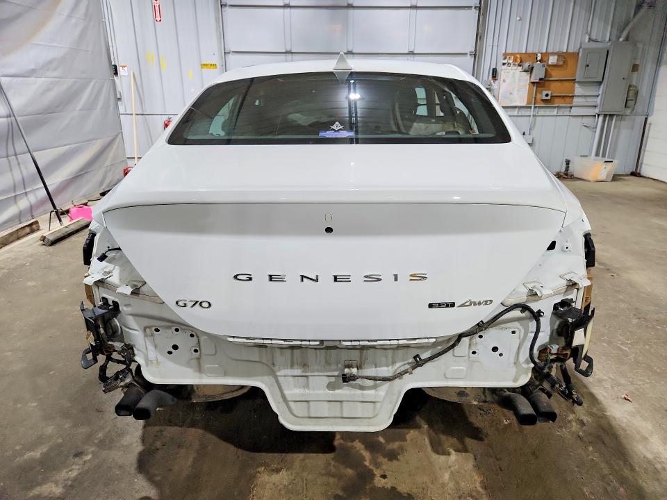 2022 Genesis G70 VIN KMTG54TE9NU097859 COPART salvage auction — ALL OVER, Nh - Cert Of Title-Salvage, sold $8,600 on 2026-07-02 (photo 6)