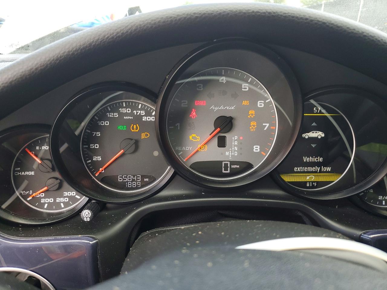 2012 Porsche Panamera VIN WP0AD2A78CL045531 COPART salvage auction — Minor Dent/Scratches, FL - CERTIFICATE OF TITLE, sold $6,200 on 2026-06-23 (photo 9)