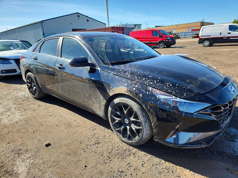 2021 Hyundai Elantra VIN KMHLN4AG7MU071403 COPART salvage auction — FRONT END, Salvage Title, sold $600 on 2026-07-21 (photo 4)