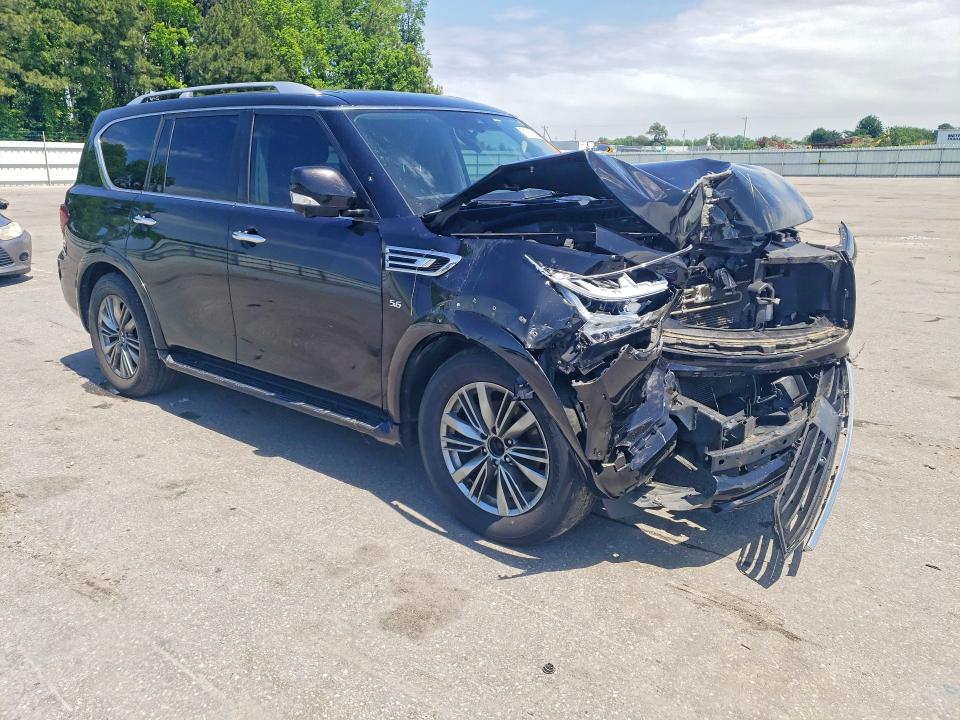2019 Infiniti VIN JN8AZ2NE7K9231216 COPART salvage auction — FRONT END, Nc - Certificate Of Title, sold $625 on 2026-07-21 (photo 4)