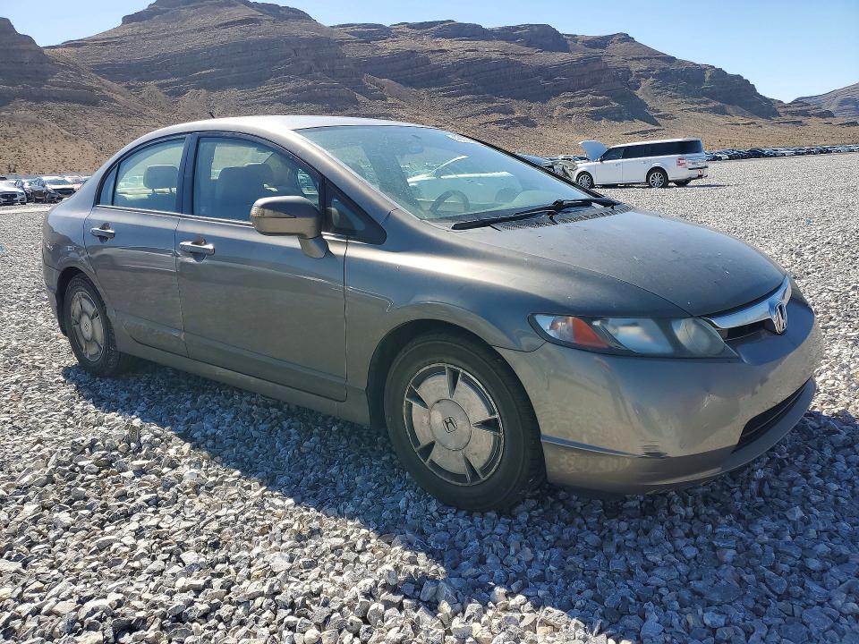 2008 Honda Civic hybrid VIN JHMFA36288S011487 COPART salvage auction — MINOR DENT/SCRATCHES, Nc - Certificate Of Title, sold $475 on 2026-07-13 (photo 4)