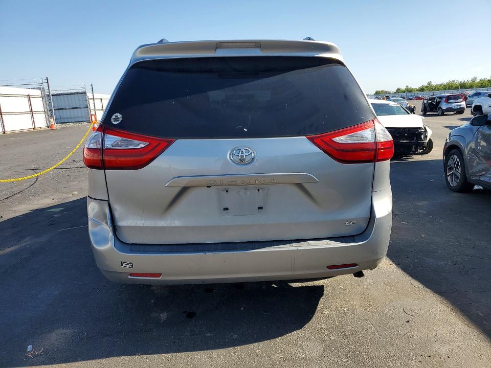 2015 Toyota VIN 5TDKK3DC2FS644940 COPART salvage auction — SIDE, Ca - Salvage Certificate, sold $2,100 on 2026-07-02 (photo 6)