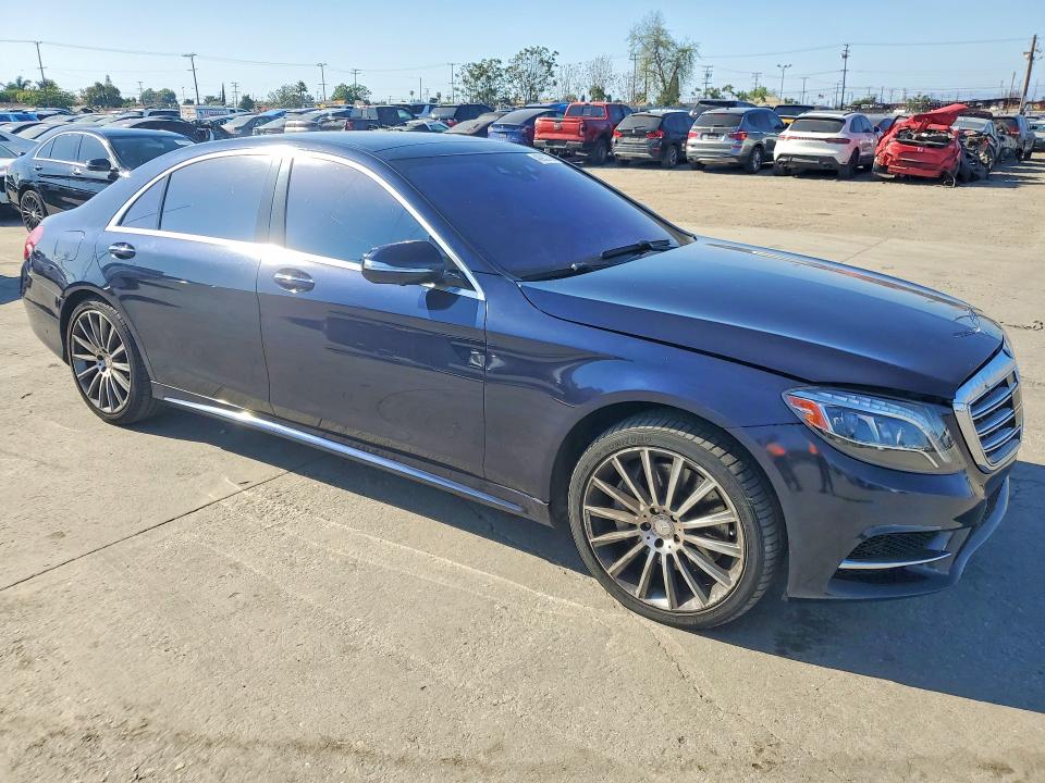 2015 Mercedes-benz S class VIN WDDUG8CB4FA169505 COPART salvage auction — FRONT END, Ca - Dlr/Dis/Exp Only Salvage Title, sold $9,400 on 2026-07-23 (photo 4)