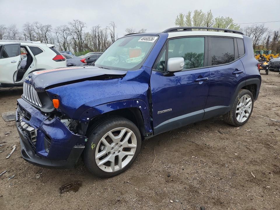 2021 Jeep Renegade VIN ZACNJDBB9MPM67200 COPART salvage auction — FRONT END, Md - Cert Of Salvage > 75% Damage, sold $3,350 on 2026-07-02 (photo 1)