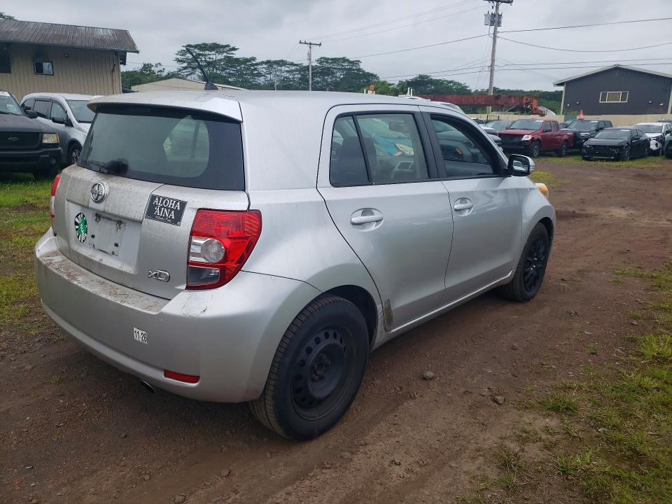 2012 Scion Xd VIN JTKKU4B44C1028394 COPART salvage auction — ALL OVER, Hi - Certificate Of Salvage, sold $500 on 2026-07-13 (photo 3)