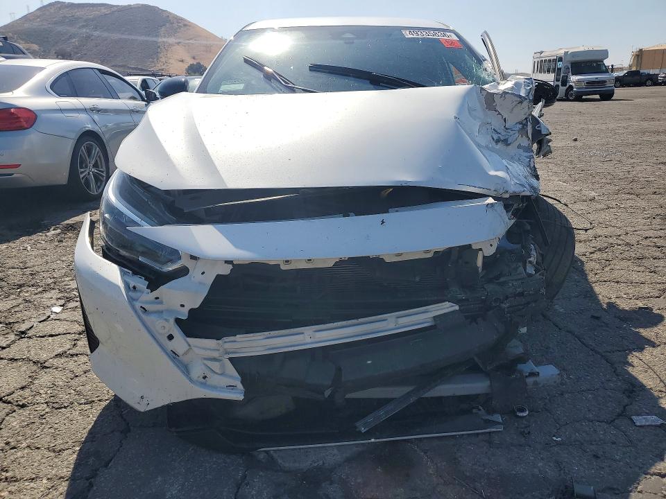 2024 Nissan Sentra VIN 3N1AB8DV6RY383502 COPART salvage auction — FRONT END, Ca - Salvage Certificate, sold $1,100 on 2026-07-02 (photo 5)