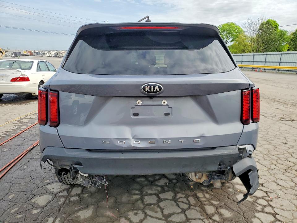2021 Kia Sorento VIN 5XYRG4LC6MG021791 COPART salvage auction — REAR END, Tn - Salvage Certificate, sold $4,550 on 2026-07-20 (photo 6)