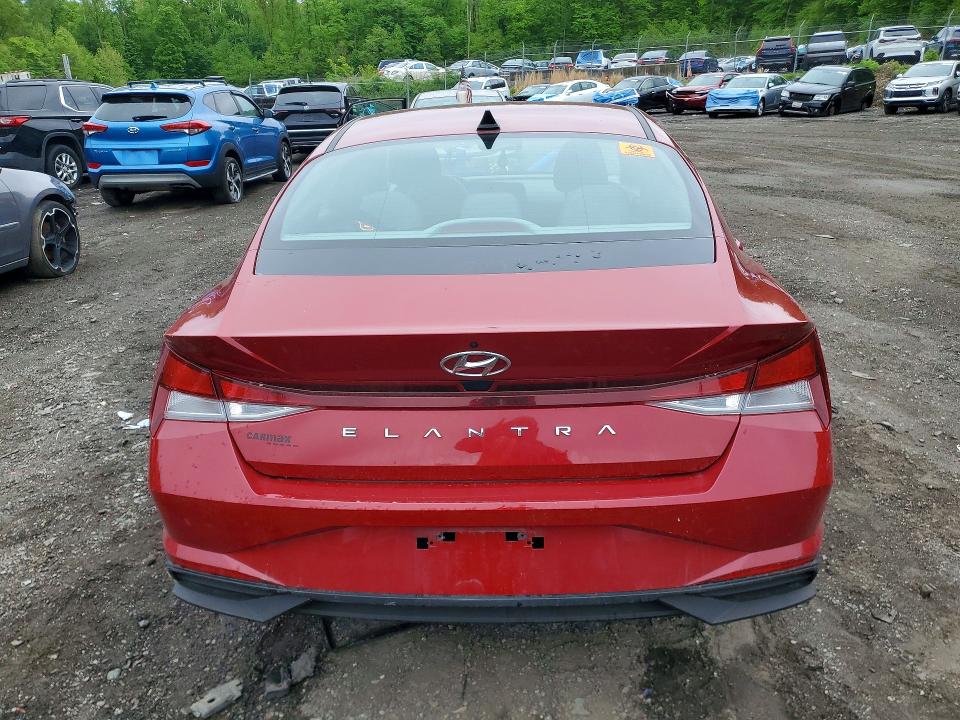 2023 Hyundai Elantra VIN KMHLL4AG9PU520493 COPART salvage auction — FRONT END, Md - Cert Of Salvage > 75% Damage, sold $2,650 on 2026-07-23 (photo 6)