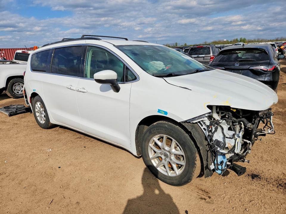 2021 Chrysler Voyager VIN 2C4RC1DG2MR512737 COPART salvage auction — FRONT END, Il - Salvage Certificate, sold $2,400 on 2026-07-09 (photo 4)