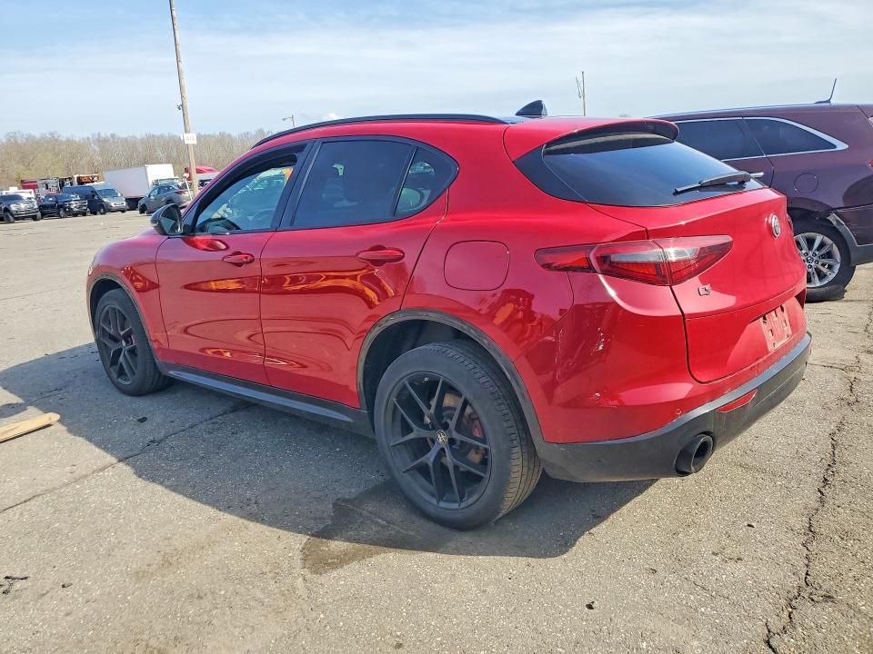 2020 Alfa romeo Stelvio VIN ZASPAKBN9L7C95246 COPART salvage auction — FRONT END, Pa - Certificate Of Salvage, sold $3,300 on 2026-07-28 (photo 2)