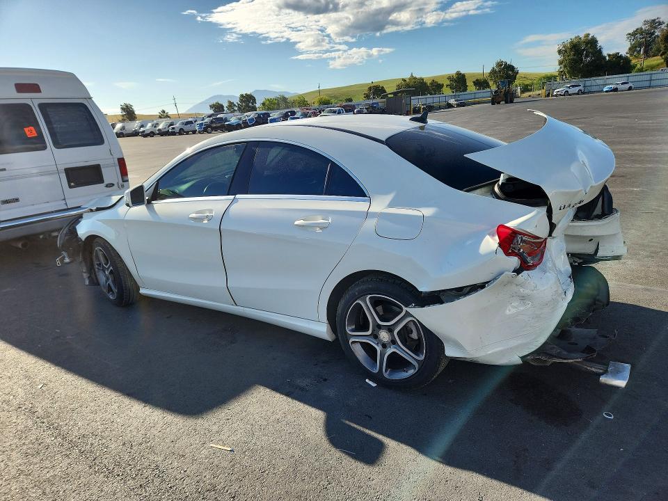 2014 Mercedes-benz Cla-klasse VIN WDDSJ4EB3EN157108 COPART salvage auction — FRONT END, Ca - Salvage Certificate, sold $925 on 2026-08-17 (photo 2)