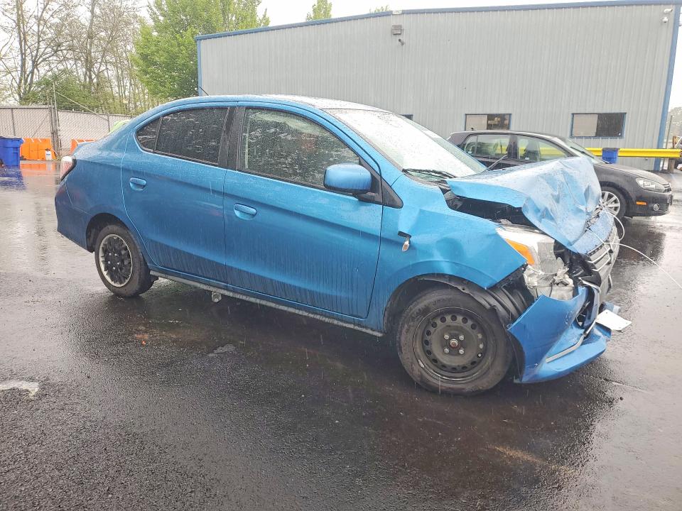2024 Mitsubishi Mirage VIN ML32FUFJ2RHF04245 COPART salvage auction — FRONT END, Or - Salvage Title Certificate, sold $775 on 2026-07-27 (photo 4)