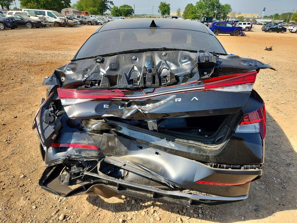 2025 Hyundai Elantra VIN KMHLS4DG2SU902758 COPART salvage auction — REAR END, Al - Cert Of Title-Salvage Title, sold $5,700 on 2026-07-22 (photo 6)