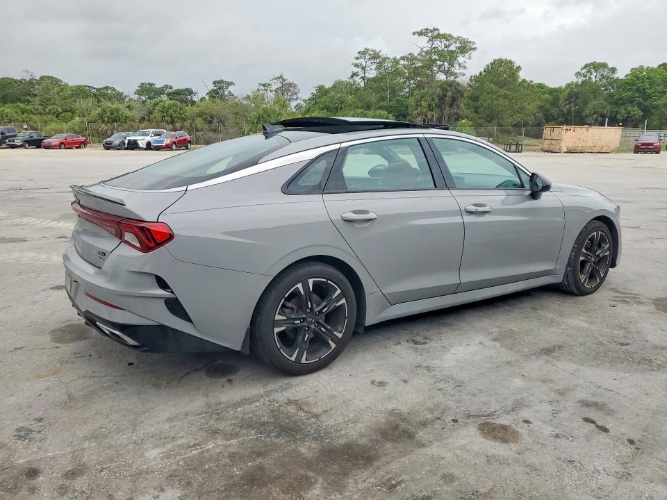 2021 Kia K5 VIN 5XXG64J25MG080551 COPART salvage auction — SIDE, Fl - Certificate Of Destruction, sold $5,300 on 2026-07-15 (photo 3)