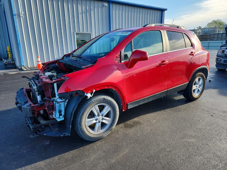 2015 Chevrolet Trax VIN KL7CJLSB9FB156915 COPART salvage auction — FRONT END, Ok - Cert Of Title-Salvage, sold $850 on 2026-07-08 (photo 1)