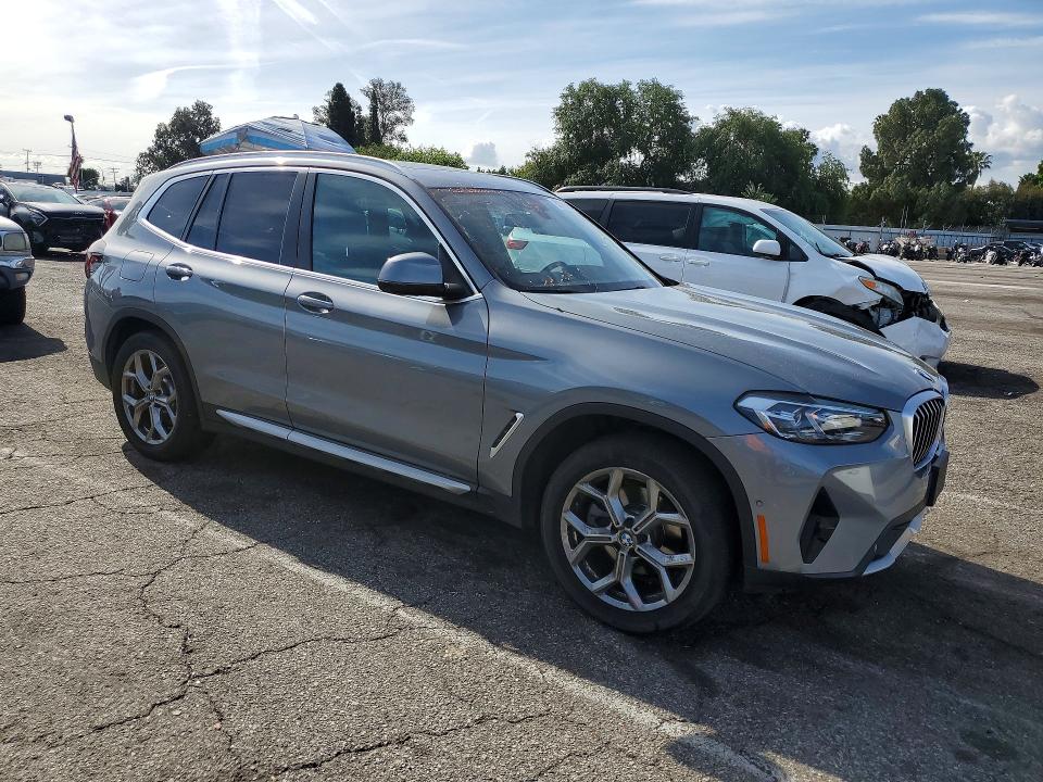 2024 BMW X3 VIN 5UX43DP0XR9V86252 COPART salvage auction — REAR END, CA, sold $12,600 on 2026-07-28 (photo 4)