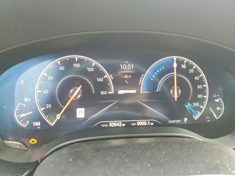 2019 BMW 5er VIN WBAJB1C56KB376282 COPART salvage auction — FRONT END, Pa - Certificate Of Salvage, sold $9,100 on 2026-07-22 (photo 9)