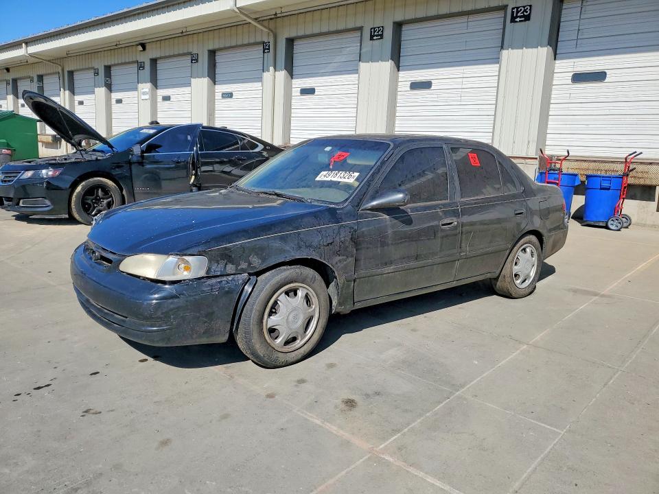 2000 Toyota Corolla VIN 2T1BR12E9YC283898 COPART salvage auction — FRONT END, Tx - Salvage Vehicle Title, sold $350 on 2026-07-09 (photo 1)