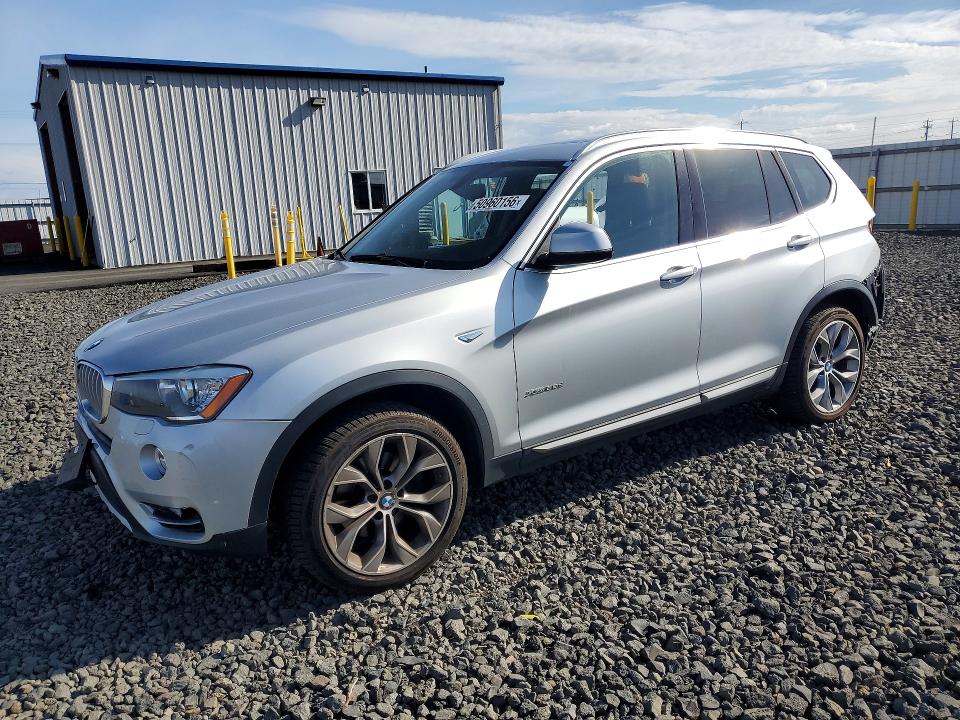 2016 BMW X3 VIN 5UXWY3C57G0N88242 COPART salvage auction — REAR END, WA, sold $4,900 on 2026-07-08 (photo 1)