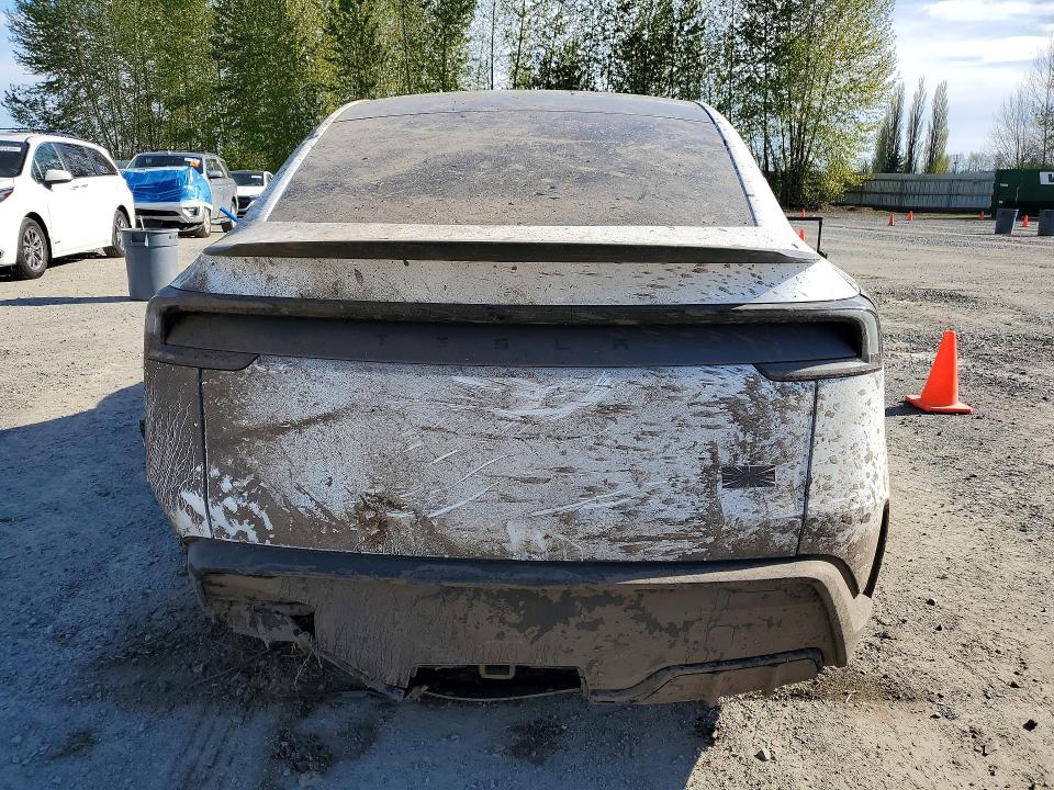 2026 Tesla VIN 7SAYGDET0TA620233 COPART salvage auction — FRONT END, Salvage Title, sold $16,700 on 2026-07-27 (photo 6)